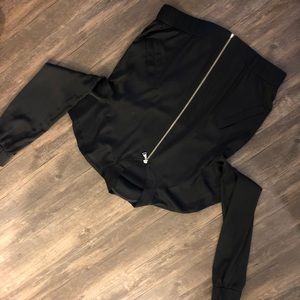 Black bomber jacket size small express